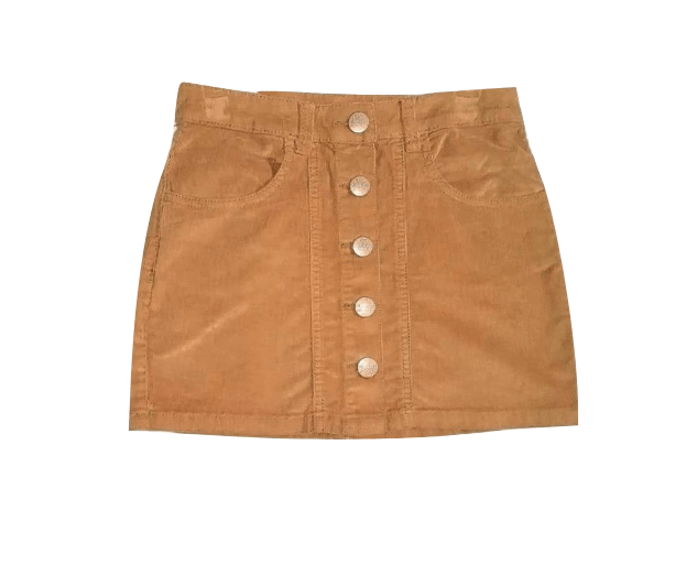 Brown corduroy skirt outlet 48