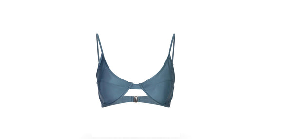 Boohoo Essentials Fuller Bust Petrol Womens Bikini Top - Stockpoint Apparel Outlet