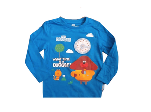 Nutmeg Hey Duggee Character Interactive Clock Younger Boys Top - Stockpoint Apparel Outlet