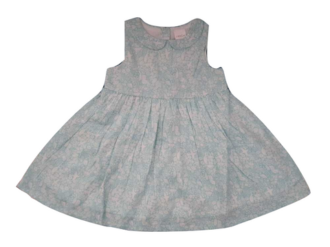 Next Aqua Floral Baby Girls Dress - Stockpoint Apparel Outlet