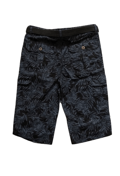 Joe Browns Mens Navy Blue Floral Design Belted Shorts - Stockpoint Apparel Outlet