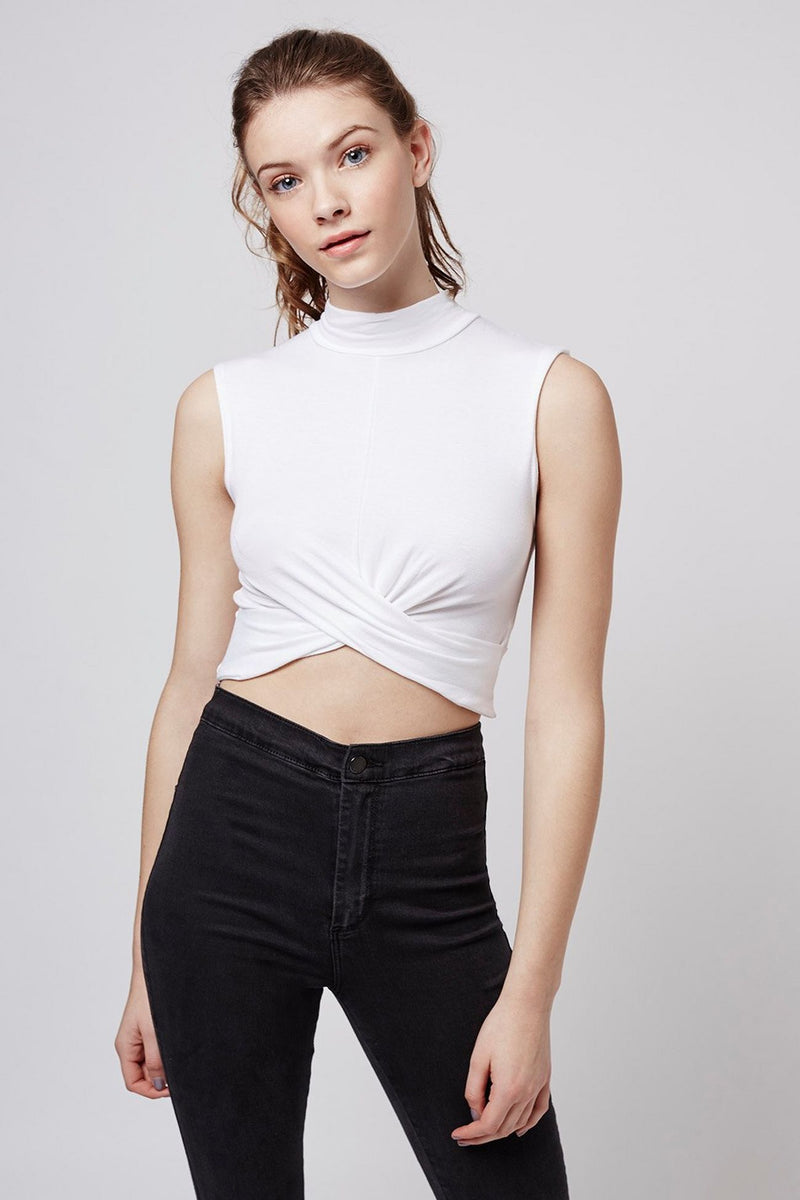 Topshop crop hoodie cheap
