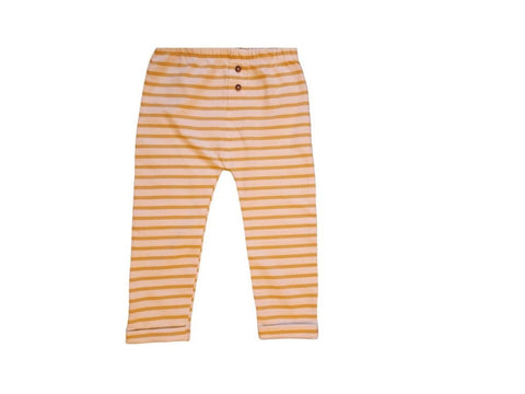 F&F Yellow Striped Baby Girls Bottoms - Stockpoint Apparel Outlet
