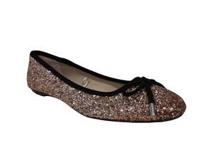 Debenhams Debut Glitter Womens Flat Pump Shoes - Stockpoint Apparel Outlet