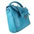 Miss Lulu Bow Envelope Handbag Blue - Stockpoint Apparel Outlet