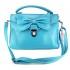 Miss Lulu Bow Envelope Handbag Blue - Stockpoint Apparel Outlet