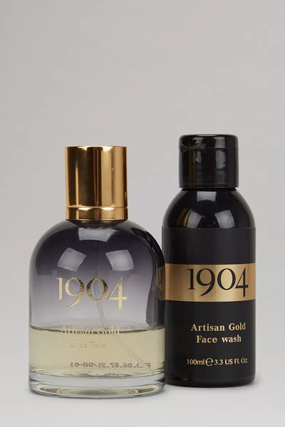 Burton 1904 Artisan Gold Mens Fragrance & Face Wash Set - Stockpoint Apparel Outlet
