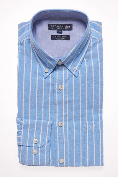 Vedoneire of Ireland Mens Cotton Oxford Long Sleeve Shirt