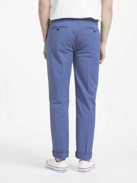 Hackett London Tailored Sanderson Boys/Men Chinos, Sandy Blue - Stockpoint Apparel Outlet