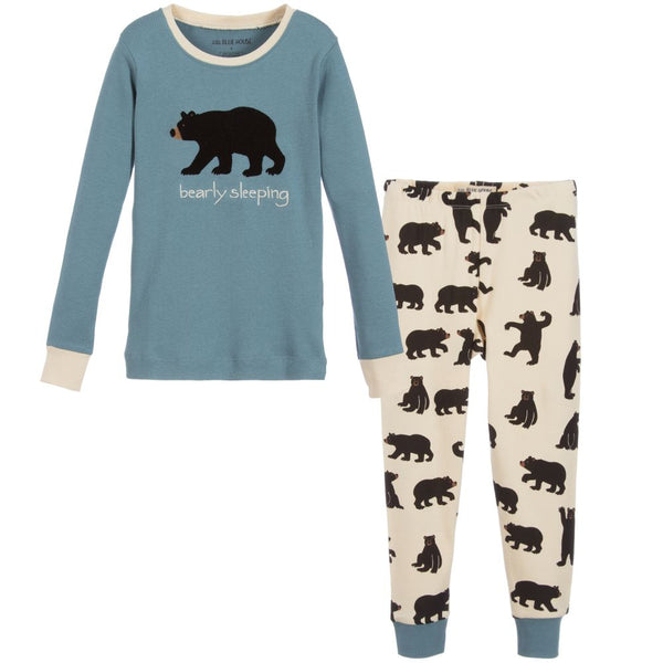Little Blue House by Hatley Blue Cotton Younger Boys Pyjamas - Stockpoint Apparel Outlet