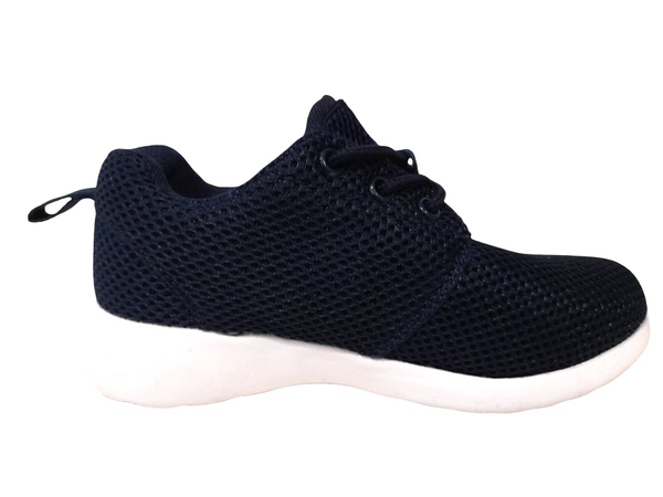Active Walkers Navy Blue Younger Boys Trainers - Stockpoint Apparel Outlet