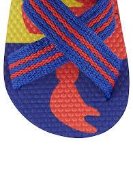 George Crab Print Striped Unisex Sandals - Stockpoint Apparel Outlet