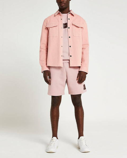 River Island Pink Tokyo Print Mens Shorts - Stockpoint Apparel Outlet
