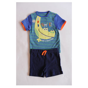 Pep & Co Smile Like  a Crocodile Two Piece Set - Stockpoint Apparel Outlet