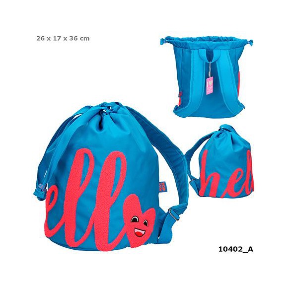 Top Model - Backpack HELLO - Azurblue
