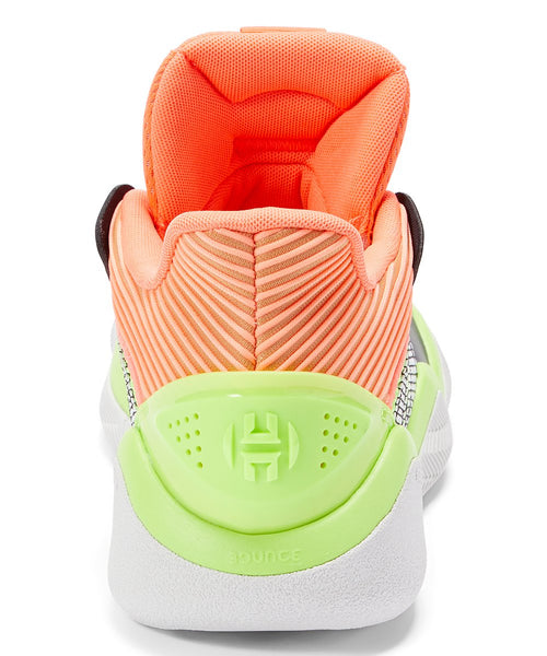 Adidas Core Black & Signal Coral Harden Stepback Mens Sneakers - Stockpoint Apparel Outlet