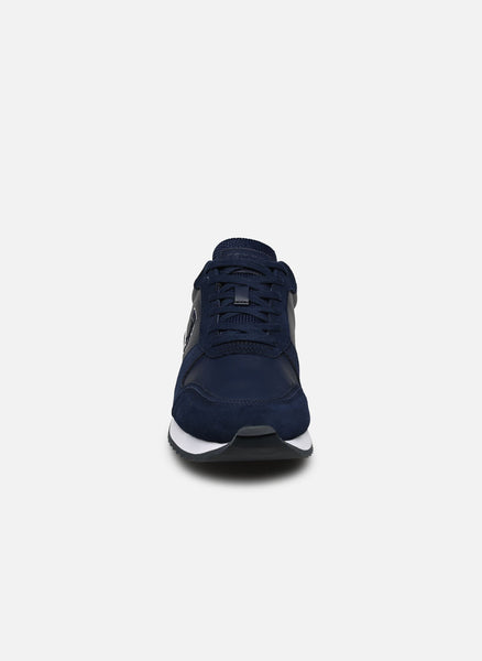 Tommy Hilfiger Navy Blue Runner Evo Leather Mens Sneakers