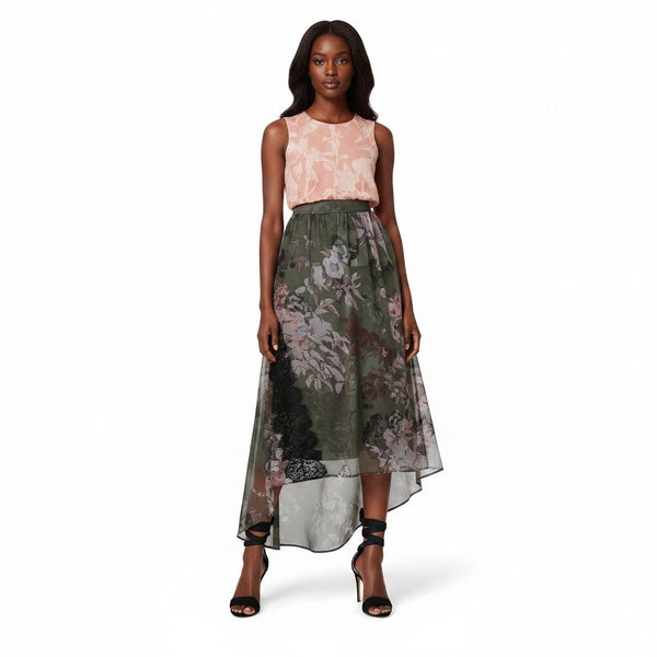 Next Green Floral Womens Skirt