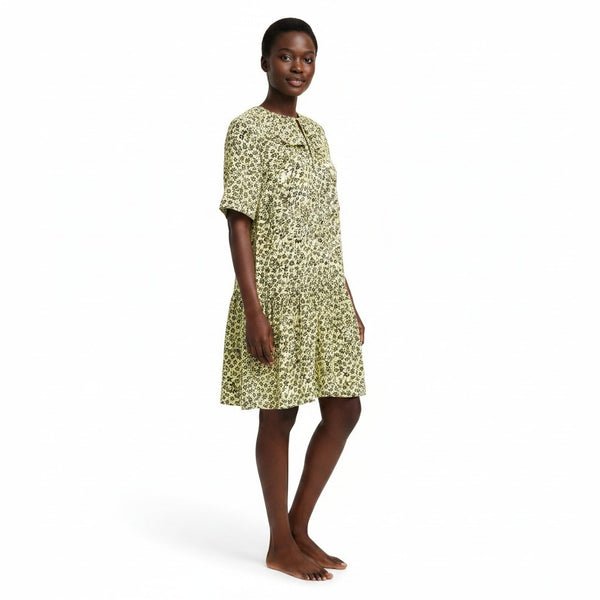 Whistles Yellow Buttercup Floral Print Womens Dress