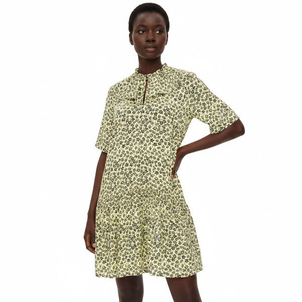 Whistles Yellow Buttercup Floral Print Womens Dress