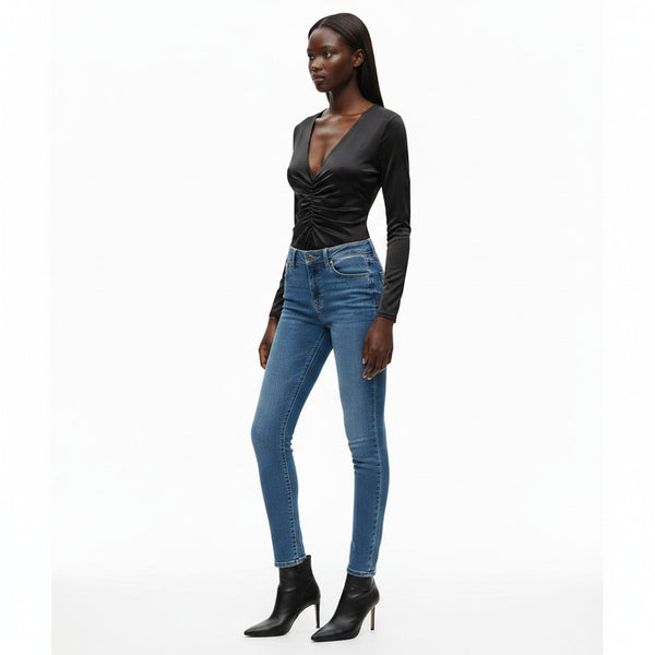 Zara Black Womens Bodysuit