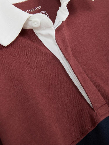 Primark Burgundy Older Boys Polo Shirt