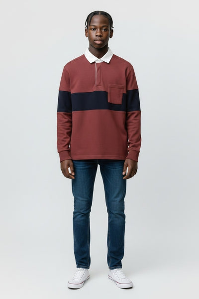 Primark Burgundy Older Boys Polo Shirt