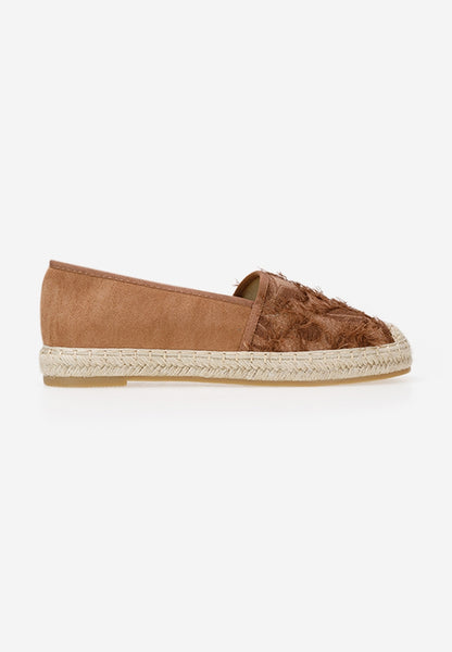 Ideal Shoes Khaki Womens Espadrilles
