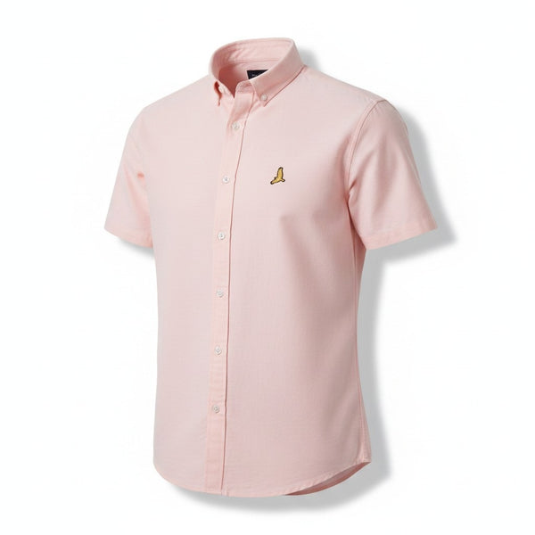 Brave Soul Light Pink Cotton Oxford Mens Shirt