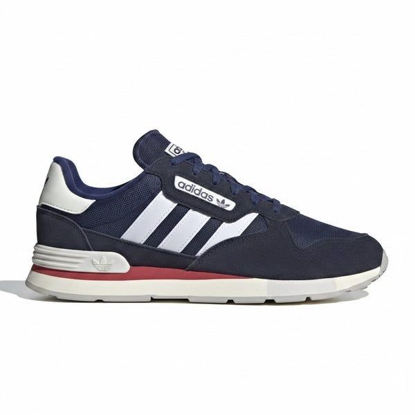 Adidas Navy Striped Mens Trainers