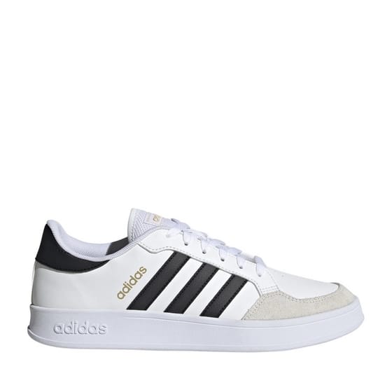 Adidas White With Black Stripes Mens Trainers
