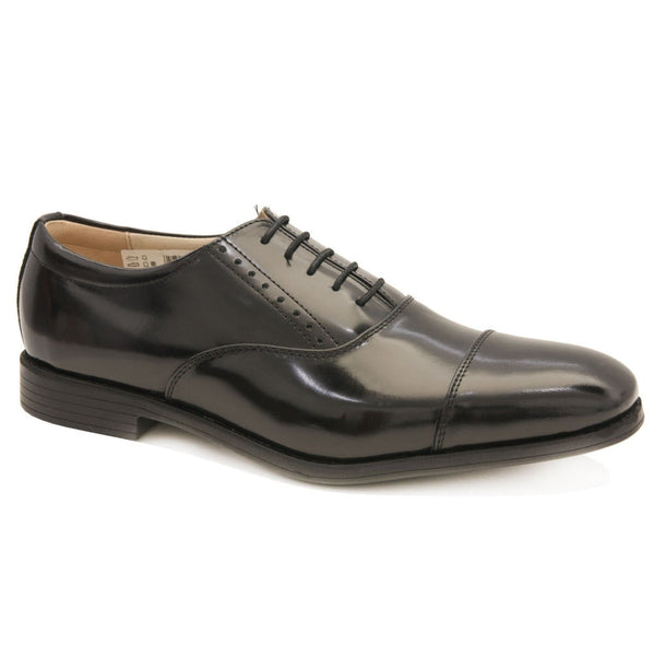 Tred Flex Black Mens Lace Up Shoes