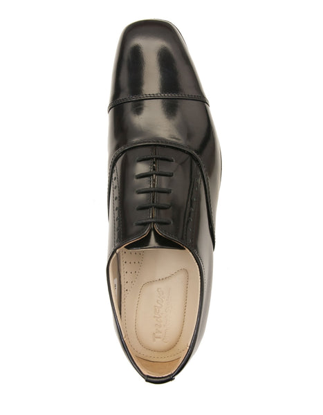 Tred Flex Black Mens Lace Up Shoes