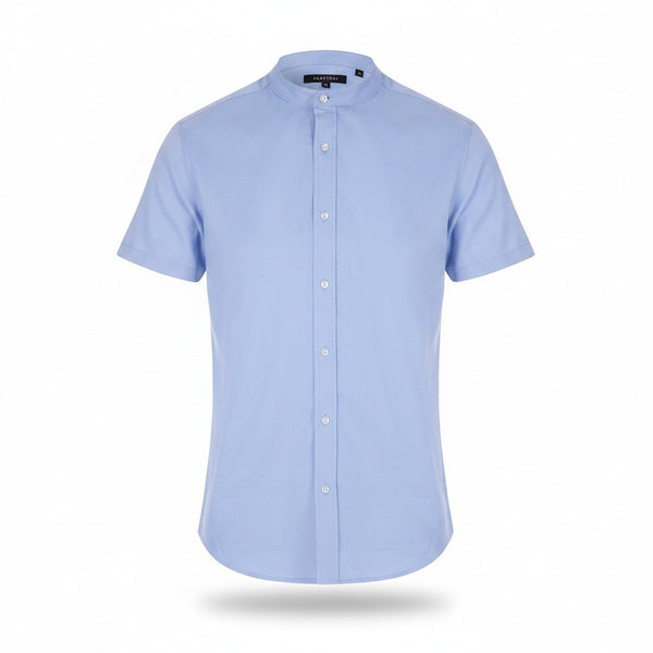 Peacocks Light Blue Short Sleeve Mens Shirt