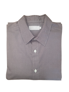 1778 Dark Orange Micro Brick Print Regular Fit Mens Shirt