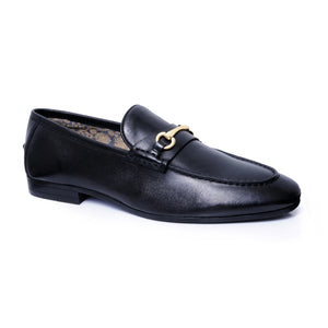 Silver Street London Black Richmond Hand Finished Leather Mens Loafers