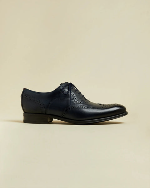 TED BAKER Mens Black Mittal Brogues