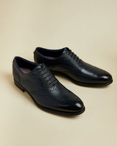 TED BAKER Black Mittal Mens Brogues