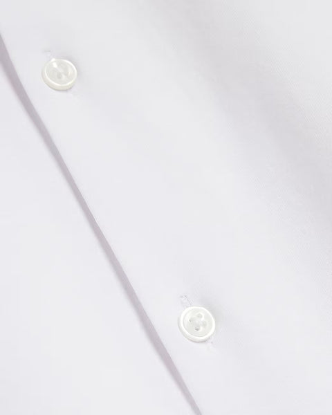 River Island White Muscle Fit Long Sleeve Jersey Mens Shirts