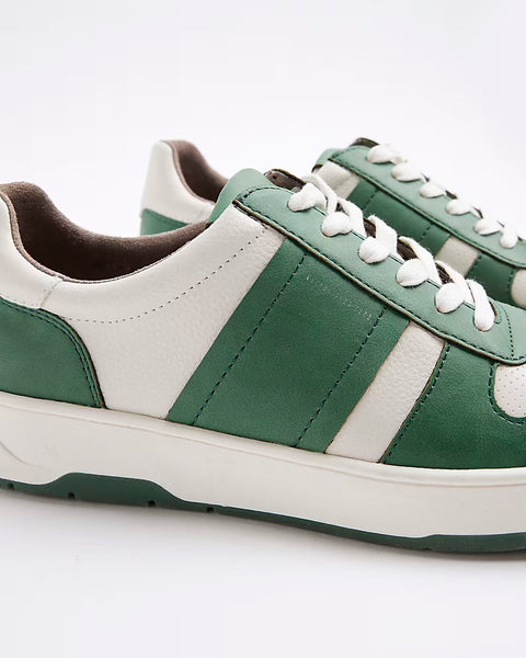 River Island Green Retro Skater Mens Trainers