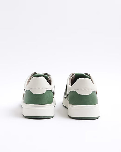 River Island Green Retro Skater Mens Trainers