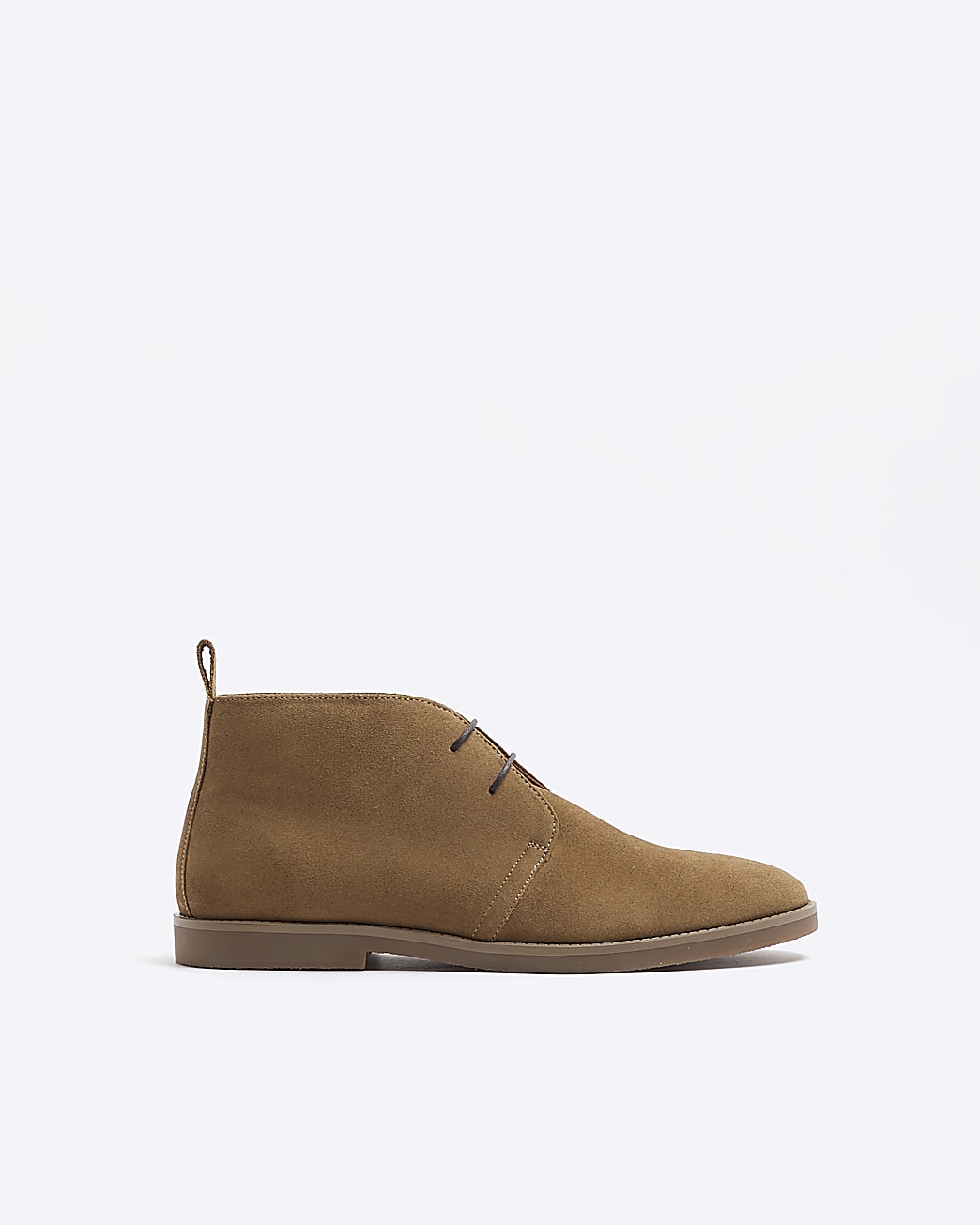 River Island Stone Suede Chukka Mens Boots