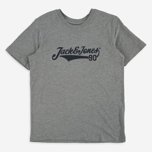 JACK&JONES  Grey Branded Mens T Shirt