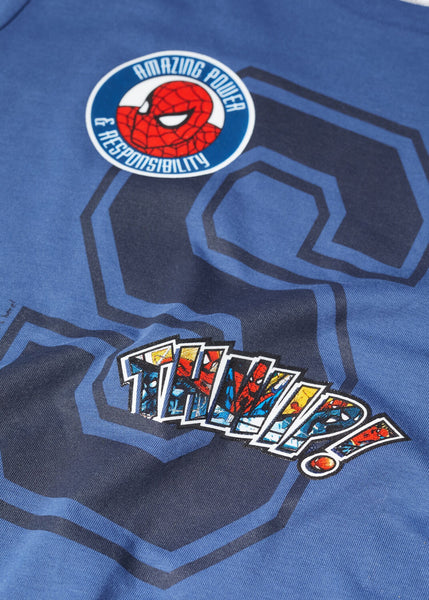 Mango Blue Spiderman Short Older Boys Pyjamas