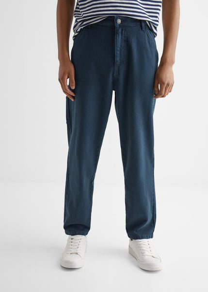 Mango Blue Cargo Older Boys Trousers