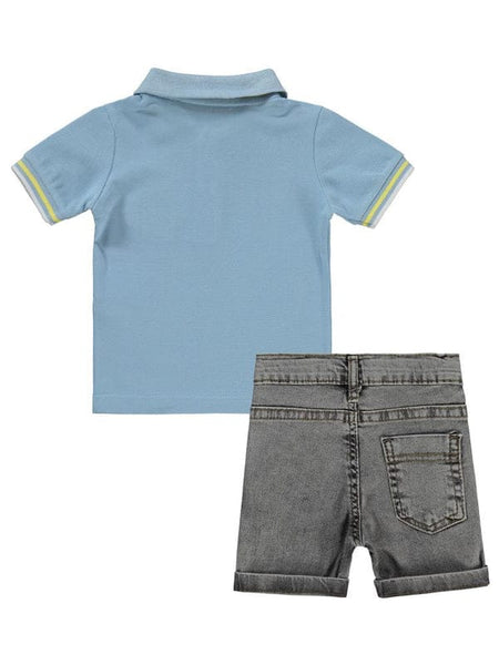 Concept Polo Shirt& Shorts Boys Two Piece Set