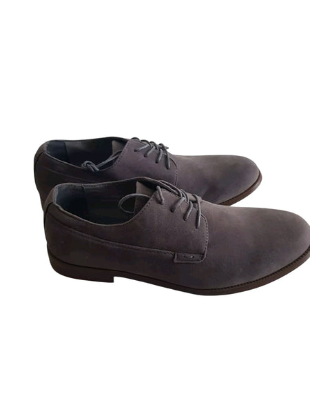 New Look Grey Suede Lace Up Mens Shoes