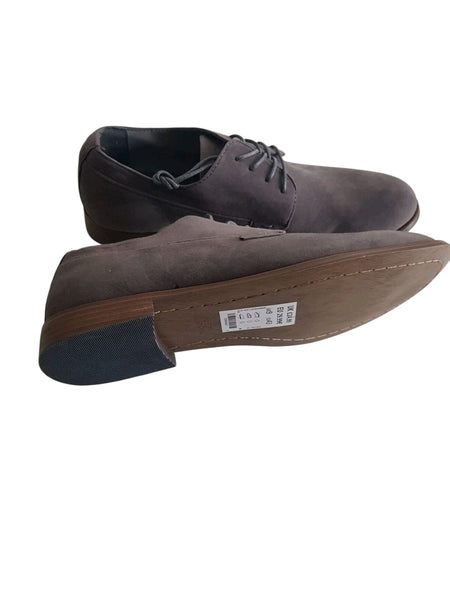 New Look Grey Suede Lace Up Mens Shoes