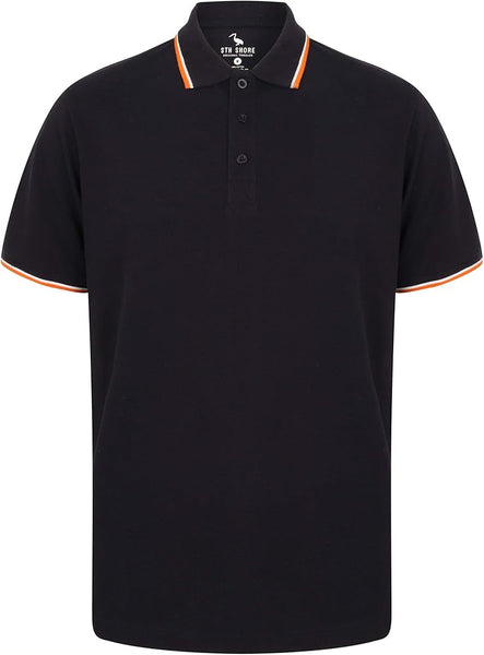 Sth Shore Black Tip Mens Polo Shirt