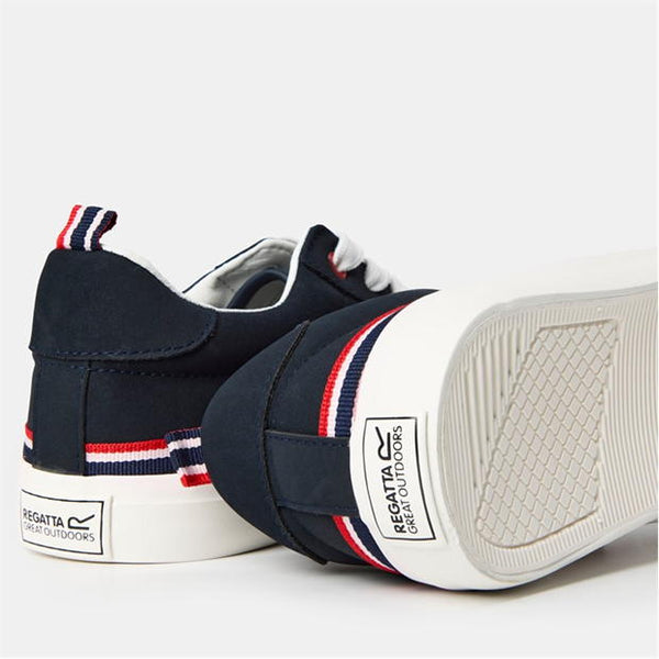 Regatta Navy Stripe Mens Trainers